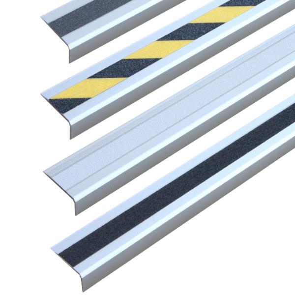 Anti-Rutsch-Treppenkanten-Profil Aluminium Easy Clean, selbstklebend